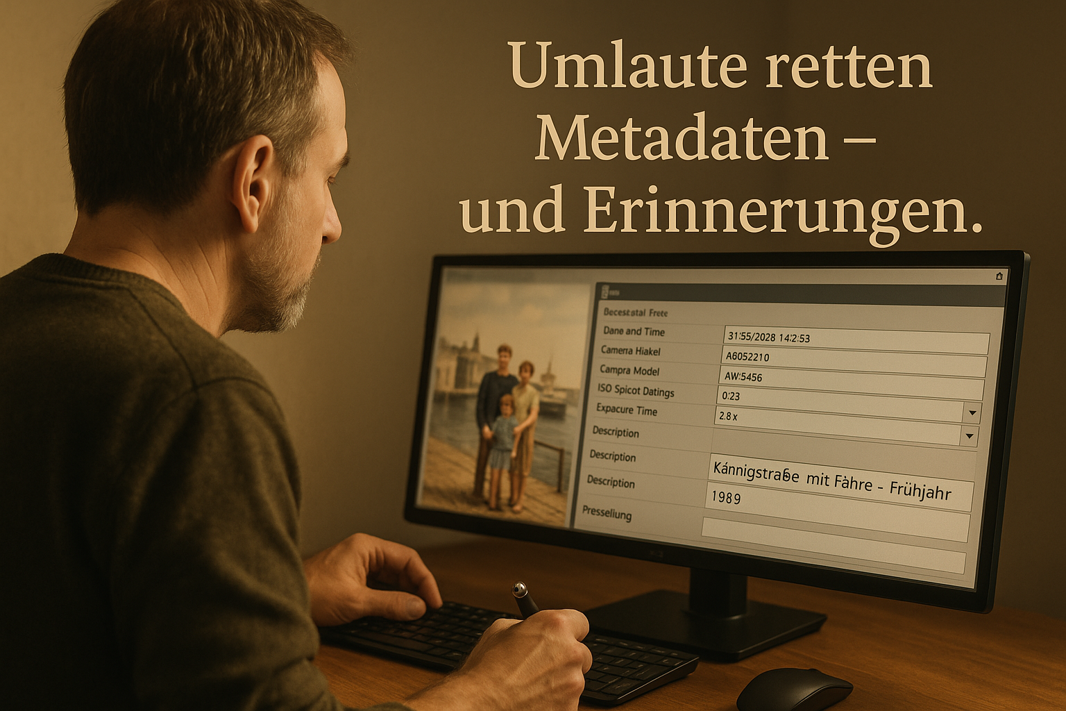 Metadaten Umlaute retten