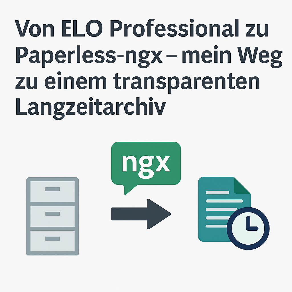 von ELO über paperless zum Langzeitarchiv